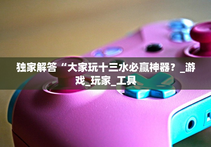 独家解答“大家玩十三水必赢神器？_游戏_玩家_工具