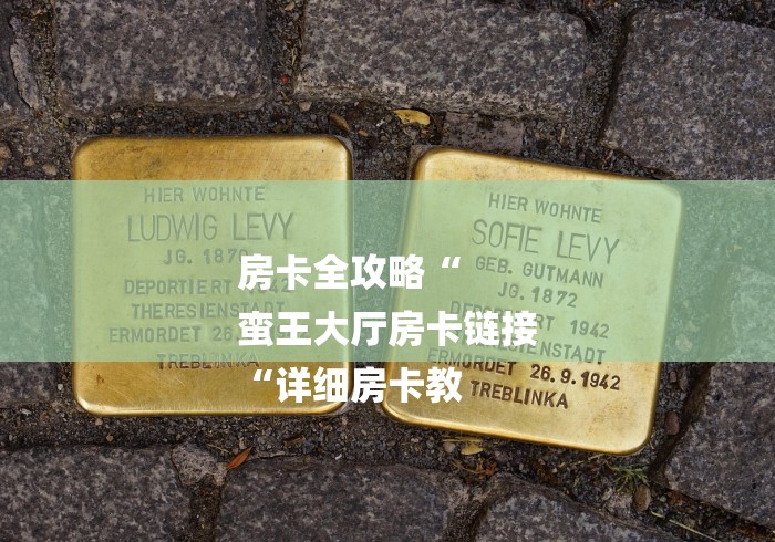 房卡全攻略“
蛮王大厅房卡链接
“详细房卡教