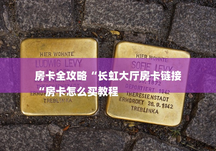 房卡全攻略“长虹大厅房卡链接
“房卡怎么买教程