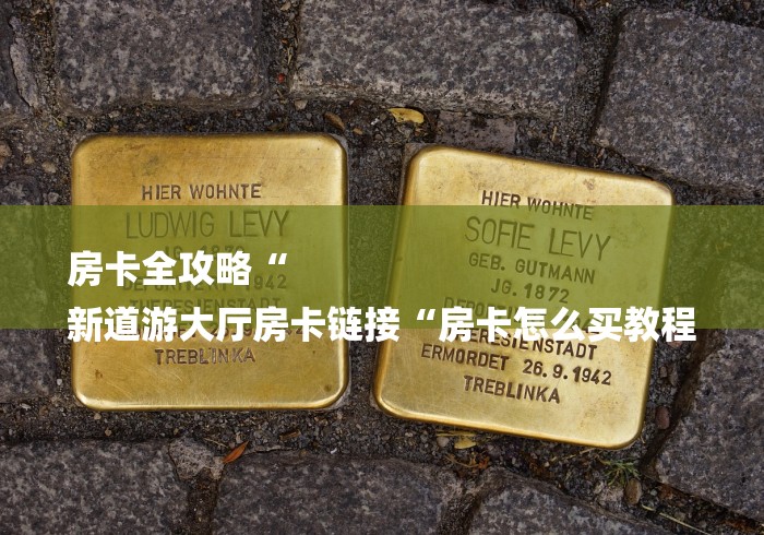 房卡全攻略“
新道游大厅房卡链接“房卡怎么买教程