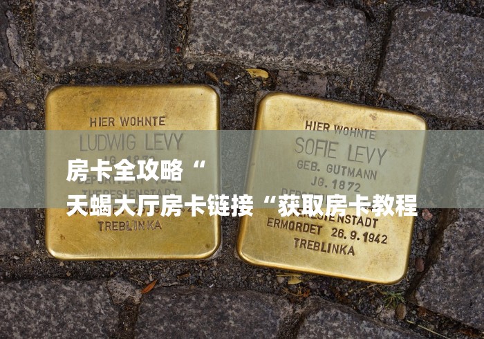 房卡全攻略“
天蝎大厅房卡链接“获取房卡教程