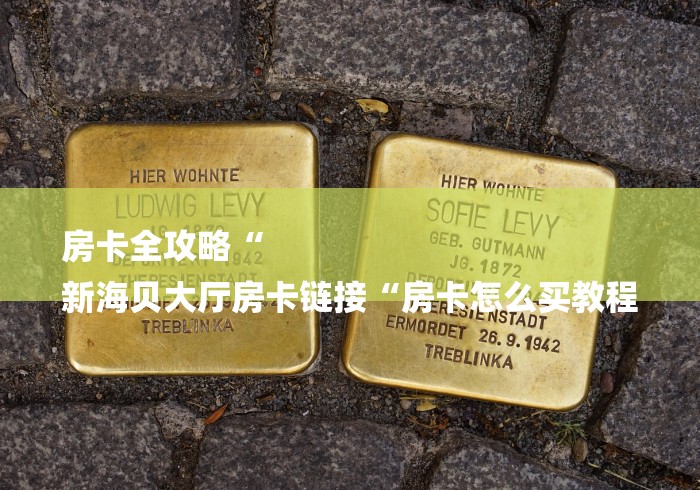 房卡全攻略“
新海贝大厅房卡链接“房卡怎么买教程
