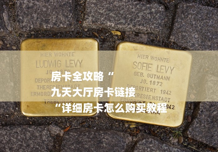 房卡全攻略“
九天大厅房卡链接
“详细房卡怎么购买教程
