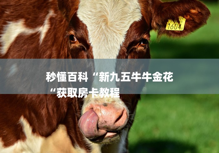 秒懂百科“新九五牛牛金花
“获取房卡教程 秒懂百科“新九五牛牛金花
“获取房卡教程