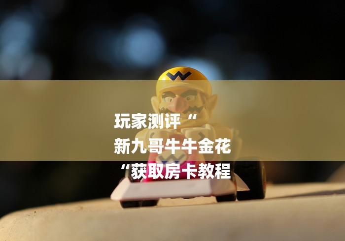 玩家测评“
新九哥牛牛金花
“获取房卡教程