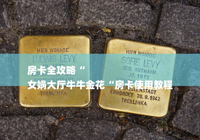 房卡全攻略“
女娲大厅牛牛金花“房卡使用教程