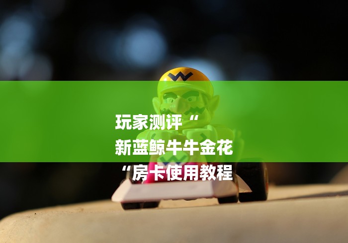 玩家测评“
新蓝鲸牛牛金花
“房卡使用教程