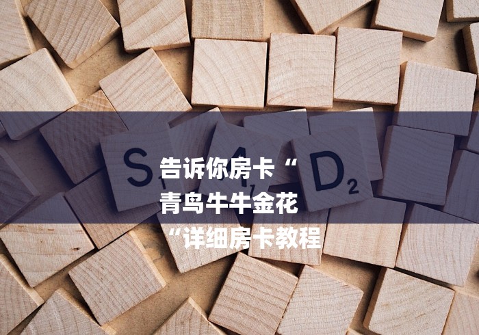 告诉你房卡“
青鸟牛牛金花
“详细房卡教程 告诉你房卡“
青鸟牛牛金花
“详细房卡教程