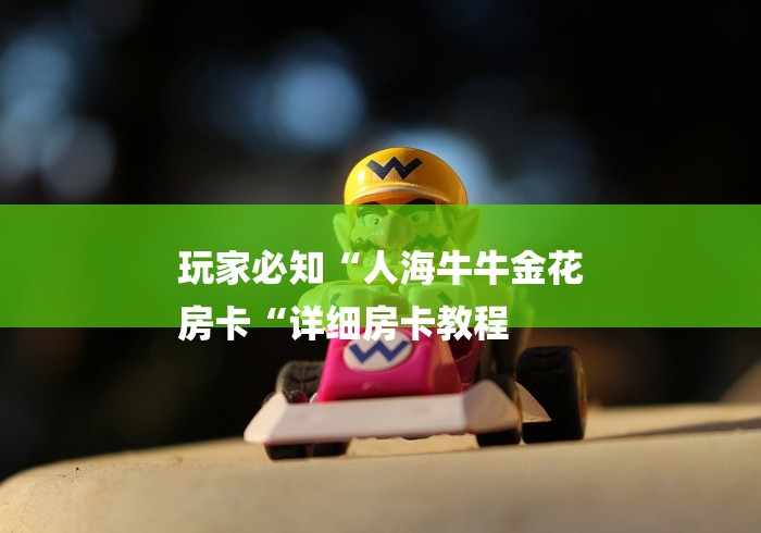 玩家必知“人海牛牛金花
房卡“详细房卡教程 玩家必知“人海牛牛金花
房卡“详细房卡教程